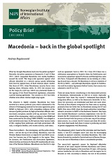 Macedonia – back in the global spotlight Cover Image