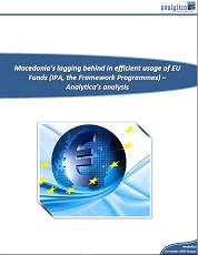 Macedonia’s Lagging Behind in Efficient Usage of EU Funds (IPA, Framework Programmes) – Analytica’s Analysis Cover Image