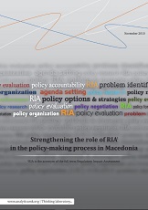 Strengthening the Role of RIA in the Policy-Making Process in Macedonia Cover Image