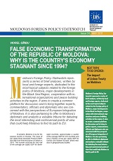 False Economic Transformation of the Republic of Moldova: Why is the Country’s Economy stagnant since 1994?