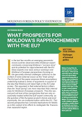 What Prospects for Moldova’s Rapprochement with the EU?