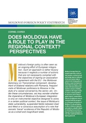 Does Moldova have a Role to play in the Regional Context ? Cover Image