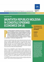 The Immunity of the Republic of Moldova in the Context of EU Financial Crisis