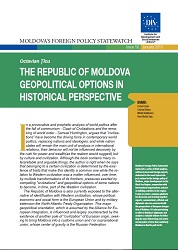 The Republic of Moldova - Geopolitical Options in Historical Perspective