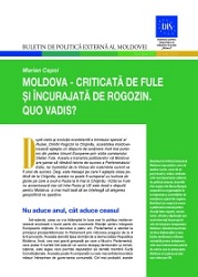 Moldova - Criticized by Fule and Encouraged by Rogozin. Quo vadis?
