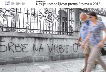 Violence and intolerance against Serbs in 2013 Cover Image
