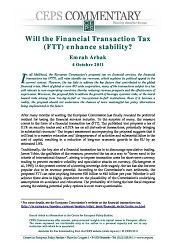 Will the Financial Transaction Tax (FTT) enhance stability?