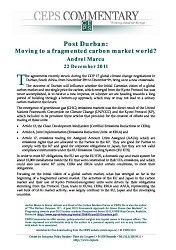 Post Durban: Moving to a fragmented carbon market world? Cover Image