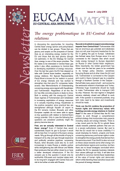 The energy problematique in EU-Central Asia relations