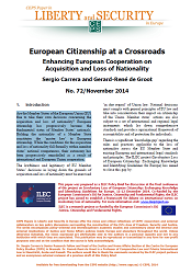 №72 European Citizenship at a Crossroads. Enhancing European Cooperation on Acquisition and Loss of Nationality