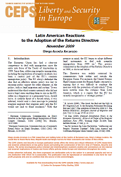Latin American Reactions to the Adoption of the Returns Directive Cover Image