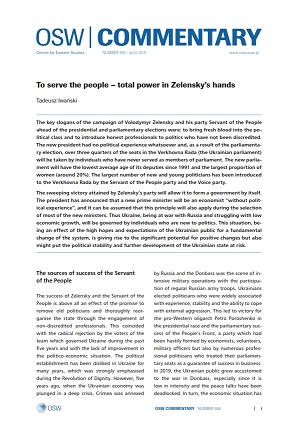 To serve the people – total power in Zelensky’s hands Cover Image