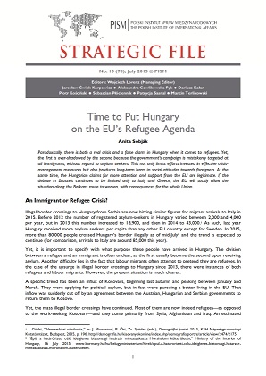 №78: Time to Put Hungary on the EU’s Refugee Agenda