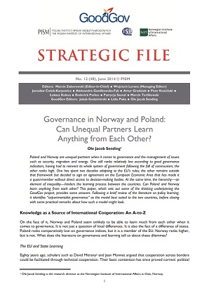 №48: Governance in Norway and Poland: Can Unequal Partners Learn Anything from Each Other?