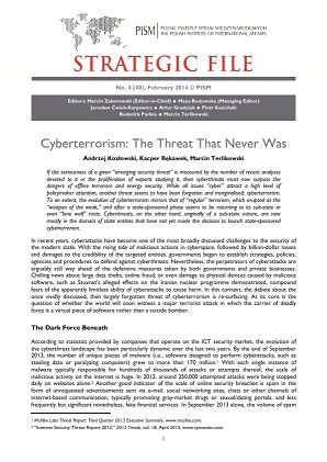 №40: Cyberterrorism: The Threat That Never Was