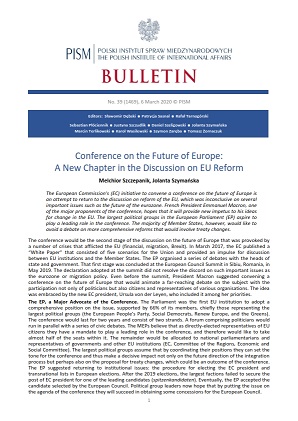 Conference on the Future of Europe: A New Chapter in the Discussion on EU Reform