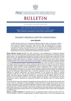 Slovakia’s Relations with the United States Cover Image