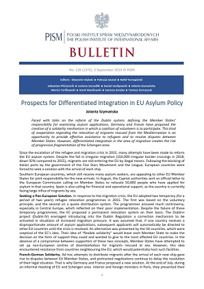 Prospects for Differentiated Integration in EU Asylum Policy