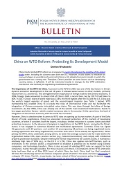 China on WTO Reform: Protecting Its Development Model Cover Image
