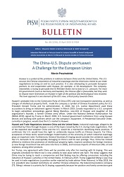 The China–U.S. Dispute on Huawei: A Challenge for the European Union Cover Image