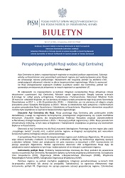 Perspectives on Russia’s Policy towards Central Asia