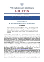 The EU’s Position on the Development of Artificial Intelligence Cover Image