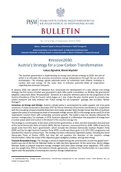 #mission2030: Austria’s Strategy for a Low-Carbon Transformation Cover Image