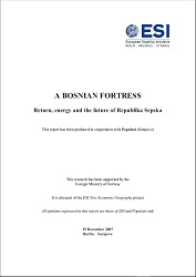 A BOSNIAN FORTRESS. Return, Energy and the Future of Republika Srpska Cover Image