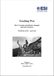 TEACHING WAR. How Croatian schoolbooks changed and why it matters. – Textbook series – part one