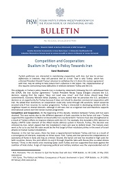 Competition and Cooperation: Dualism in Turkey’s Policy Towards Iran Cover Image