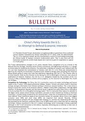 China’s Policy towards the U.S.: An Attempt to Defend Economic Interests Cover Image
