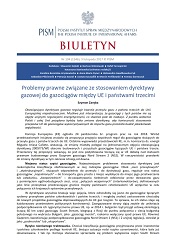 Legal Issues Related to the Application of the Gas Directive to Gas Pipelines between the EU and Third Countries Cover Image