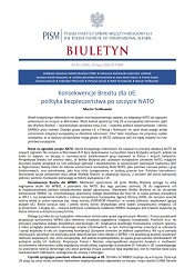 Brexit Consequences for the EU: Security Policy after the NATO Summit