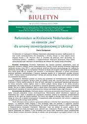 The Netherlands Referendum on the EU–Ukraine Association Agreement: What Is the Effect of the “No” Vote? Cover Image