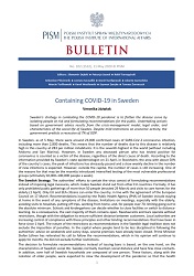 Containing COVID-19 in Sweden