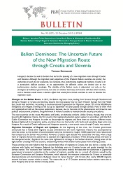 Balkan Dominoes: The Uncertain Future of the New Migration Route through Croatia and Slovenia Cover Image