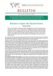 Elections in Spain: No Second Greece Cover Image
