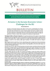Armenia in the Eurasian Economic Union: Challenges for the EU Cover Image