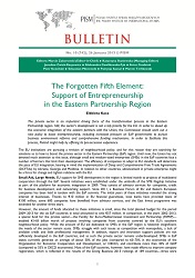 The Forgotten Fifth Element: Support of Entrepreneurship in the Eastern Partnership Region Cover Image