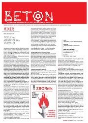 BETON - Kulturno propagandni komplet br. 143, god. IX, Beograd, utorak, 21. januar 2014.