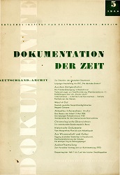 Dokumentation der Zeit 1950 / 05