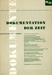 Dokumentation der Zeit 1950 / 11+12