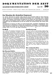 Dokumentation der Zeit 1951 / 20
