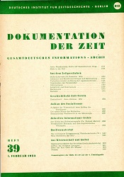 Documentation of Time 1953 / 39 Cover Image