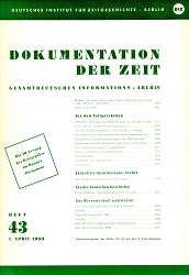 Documentation of Time 1953 / 43 Cover Image