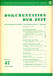 Documentation of Time 1953 / 47 Cover Image