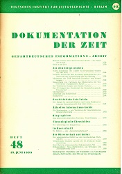 Dokumentation der Zeit 1953 / 48