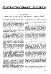 Dokumentation der Zeit 1954 / 67