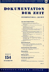 Documentation of Time 1957 / 154 Cover Image