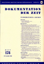 Documentation of Time 1958/178 Cover Image